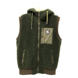 □□ HELLY HANSEN ヘリーハンセン ベスト ファイバーパイルサーモベスト SIZE M HOE51966 オリーブ Bランク