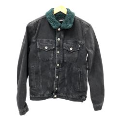 □□ DIESEL ディーゼル ジャケット ボアデニムジャケット SIZE S ブラック Cランク