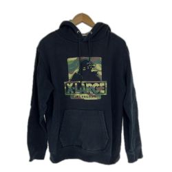 □□ X-LARGE エクストララージ パーカー プルオーバーパーカー 古着 SIZE M 01153202 ブラック Cランク