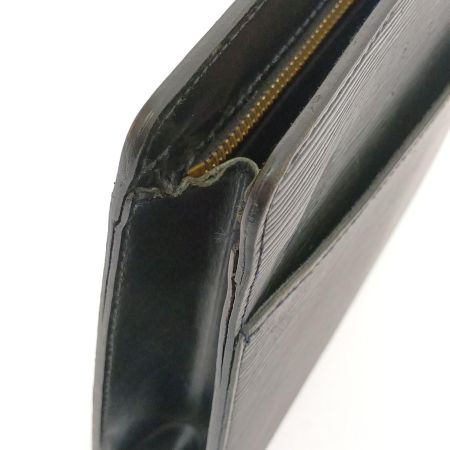  LOUIS VUITTON ルイヴィトン ポシェット・オム セカンドバッグ エピレザー メンズ M52522 ブラック