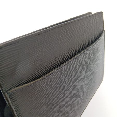  LOUIS VUITTON ルイヴィトン ポシェット・オム セカンドバッグ エピレザー メンズ M52522 ブラック