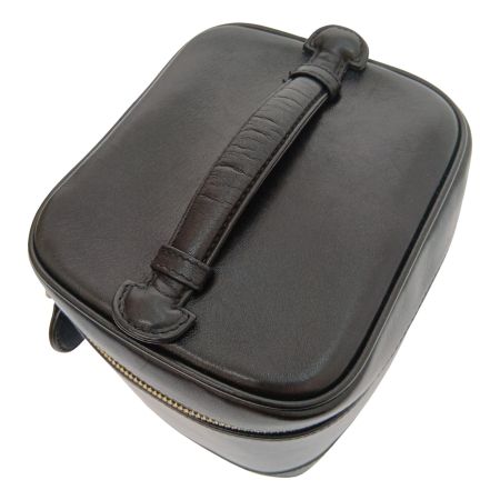  CHANEL シャネル ビコローレ レザーバニティ A01619 ブラック