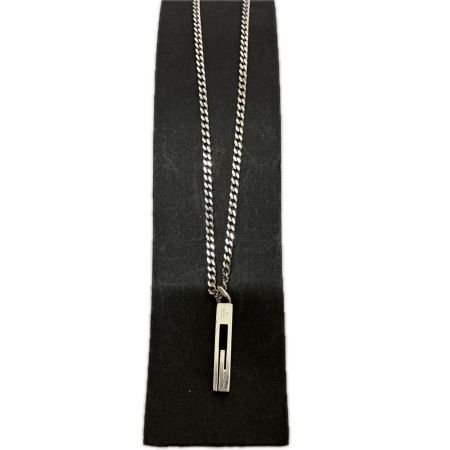 GUCCI グッチ ネックレス Gロゴ SILVER925 50cm 13.2g