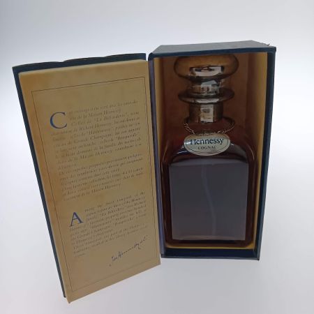  Hennessy ヘネシー シルバートップ ライブラリーデキャンタ コニャック ブラン デー 700ml 　古酒 未開栓