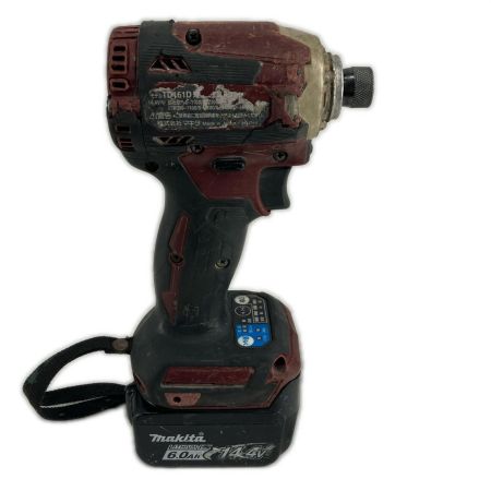 MAKITA マキタ 工具 インパクトドライバ MAKITA TD161D  14.4V 充電器・充電池1個・ケース付 TD161D