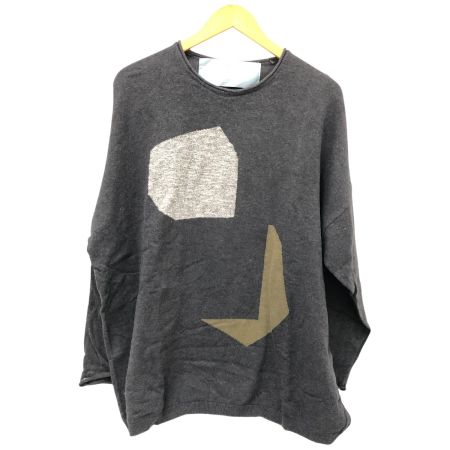  Dulcamara ニット ストーンパターンニット size1 19SS グレー