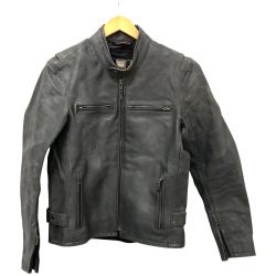 □□ KOMINE ジャケット ライダースジャケット SIZE L ブラック Cランク