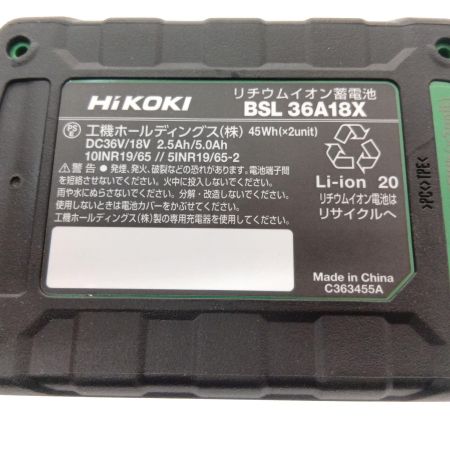  HiKOKI ハイコーキ 100ｍｍコードレスディスクグラインダ G3610DC 2XPZ