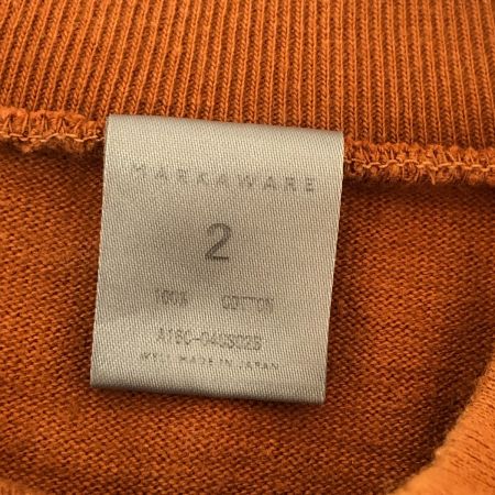  MARKAWARE Tシャツ size2(M)  ブラウン