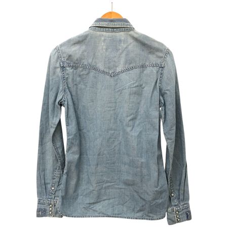  REMI RELIEF レミレリーフ シャツ デニムウエスタンシャツ リペア加工 インディゴ