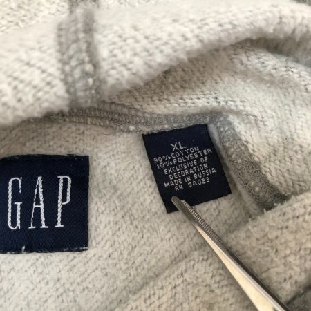 90s OLD GAP パーカー プルオーバーパーカー SIZE XL 古着  グレー