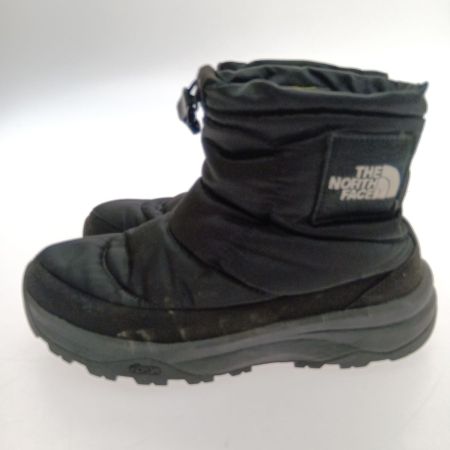  THE NORTH FACE ザノースフェイス ヌプシ ブーティー ウォータープルーフ ロゴ ショート　24ｃｍ NF52076 ブラック