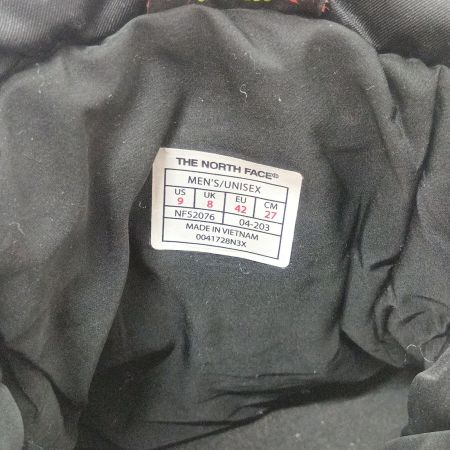  THE NORTH FACE ザノースフェイス ヌプシ ブーティー ウォータープルーフ ロゴ ショート 27cm NF52076 ブラック