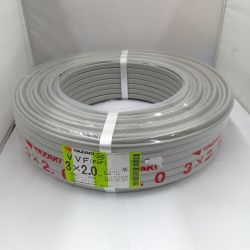□□ YAZAKI VVFケーブル 電材　3芯 2.0mm×100m 25.8製造 Sランク