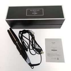 □□  ヘアーアイロン KINUJO PRO KP001 ブラック Bランク