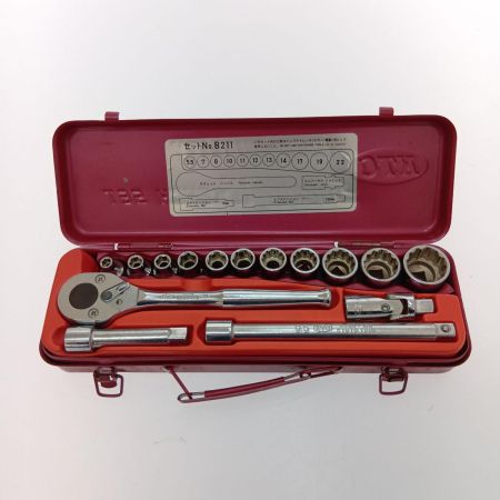  KTC ケーティーシー ソケットレンチセット B211