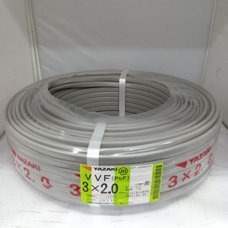  YAZAKI VVFケーブル 電材　3芯 2.0mm×100m 25.8製造