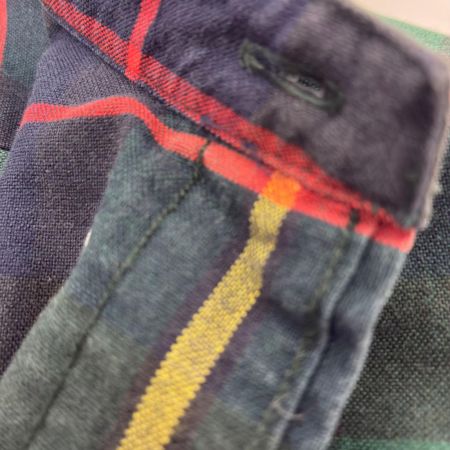  90s RALPH LAUREN シャツ ボタンダウンシャツ SIZE M チェック BLAKE　古着 グリーン