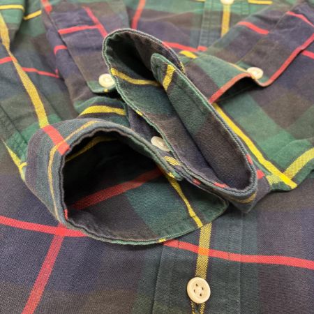  90s RALPH LAUREN シャツ ボタンダウンシャツ SIZE M チェック BLAKE　古着 グリーン