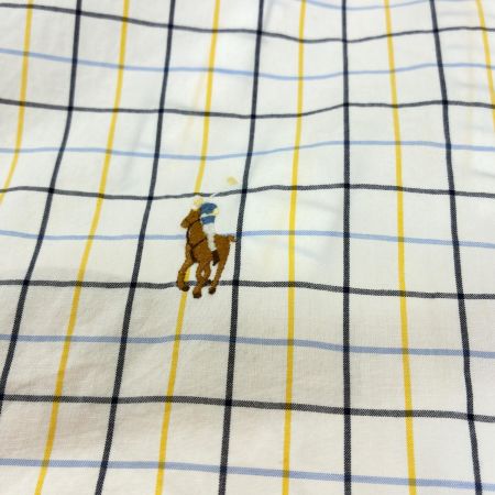 90s RALPH LAUREN シャツ 古着 SIZE 5XB BIG チェック ホワイト