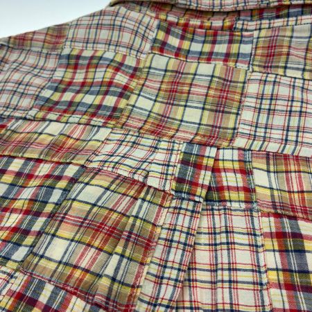  90s old stussy シャツ 半袖シャツ SIZE M 古着 チェック インド製 マルチカラー
