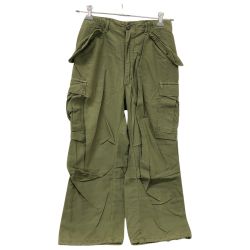 □□ 70s US,ARMY パンツ Ｍ－65フィールドパンツ SIZE スモールショート 74年製 古着 オリーブ Cランク