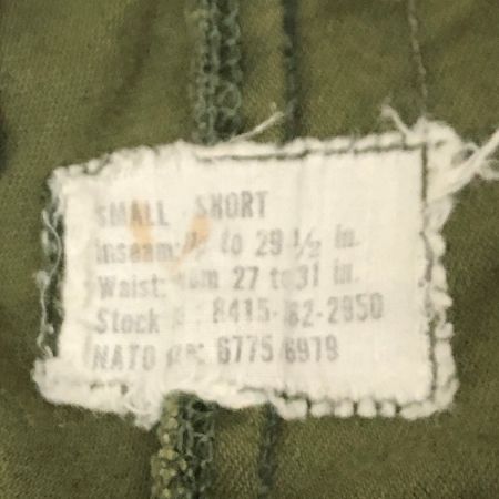  70s US,ARMY パンツ Ｍ－65フィールドパンツ SIZE スモールショート 74年製 古着 オリーブ