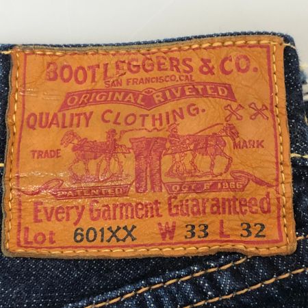  BOOTLEGGERS ジーンズ 601XX SIZE W33×L32 古着 インディゴ
