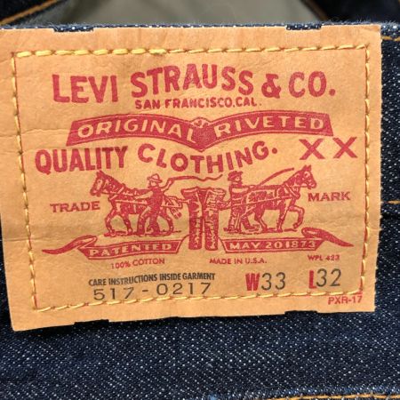  90s Levis ジーンズ 517 SIZE W33×L32 555刻印 アメリカ製 99年製 ビッグＥ 古着 インディゴ