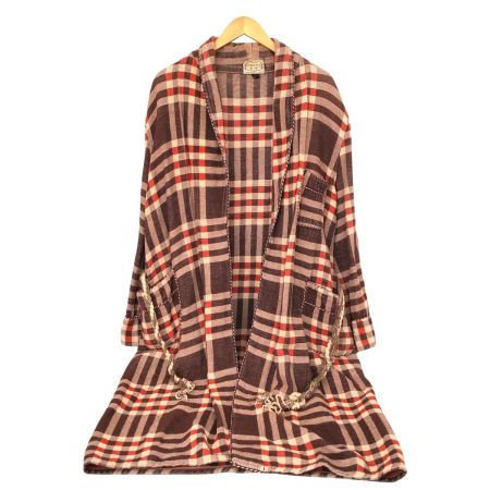  60~70s BRENT カーディガン ガウンカーディガン 古着 ブラウン