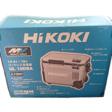  HiKOKI ハイコーキ コードレス冷温庫  UL18DBA