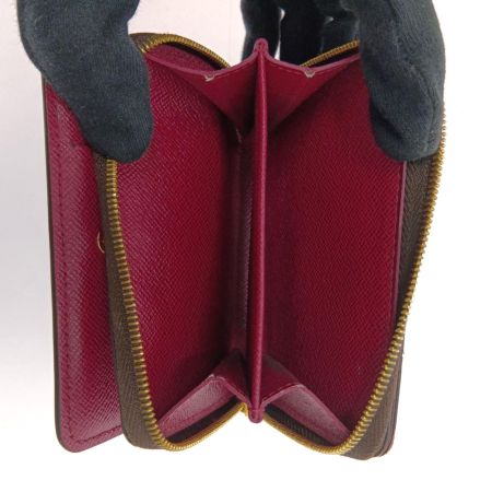  LOUIS VUITTON ルイヴィトン ポルトフォイユ・ルーモノグラム M82377 ﾌﾞﾗｳﾝ×ﾋﾟﾝｸ