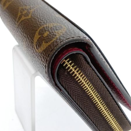  LOUIS VUITTON ルイヴィトン ポルトフォイユ・ルーモノグラム M82377 ﾌﾞﾗｳﾝ×ﾋﾟﾝｸ
