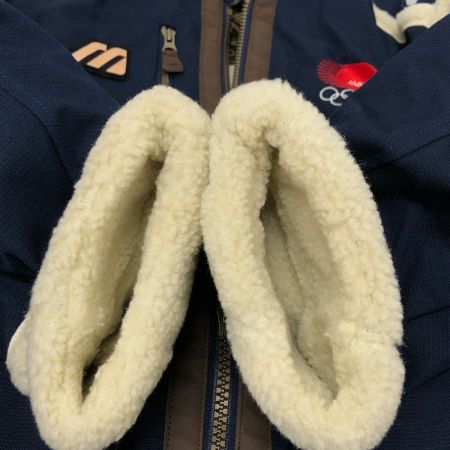  MIZUNO ミズノ ジャケット ムートンボアジャケット SIZE M キャップセット 1998年 長野オリンピック  ネイビー