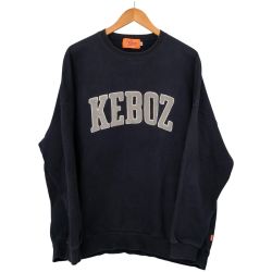 □□ KEBOZ スウェット トレーナー XLサイズ ネイビー Cランク