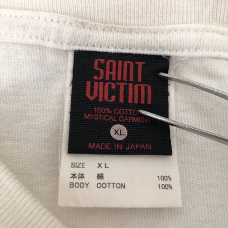  SAINT Mxxxxxx×FREEDOM Tシャツ SIZE XL 古着 SM-YS8-0000-C21 ホワイト