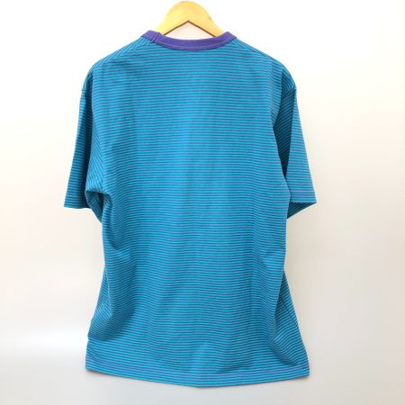  THE NORTH FACE ザノースフェイス Tシャツ Multi Border Tee SIZE XL NT32455 スカイブルー