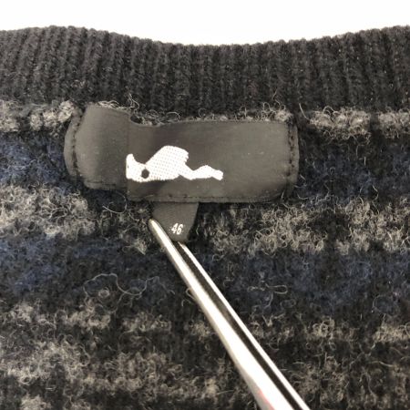  LAD MUSICIAN ラッド ミュージシャン カーディガン SIZE 46 古着 初期タグ 2205-014 ネイビー