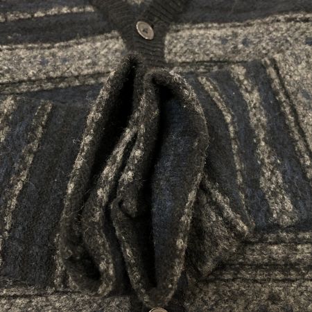  LAD MUSICIAN ラッド ミュージシャン カーディガン SIZE 46 古着 初期タグ 2205-014 ネイビー