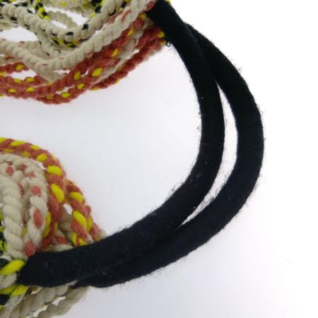  MARNI マルニ ハンモックバッグ ブラック×イエロー×ベージュ×レッド