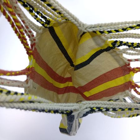  MARNI マルニ ハンモックバッグ ブラック×イエロー×ベージュ×レッド