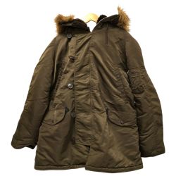 □□ ALPHA INDUSTRIES ジャケット N-3Bフライトジャケット SIZE XL 20024-68 オリーブ Cランク