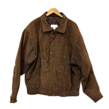 CHARLES KLEIN ジャケット レザージャケット SIZE L  ブラウン 古着