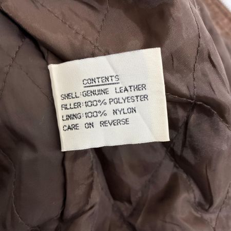CHARLES KLEIN ジャケット レザージャケット SIZE L  ブラウン 古着