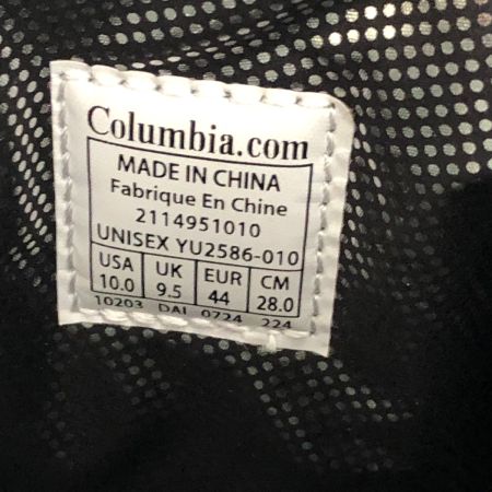  Columbia コロンビア ブーツ スノーブーツ SIZE 28cm イエローテイル オムニヒート YU2586-010 ブラック