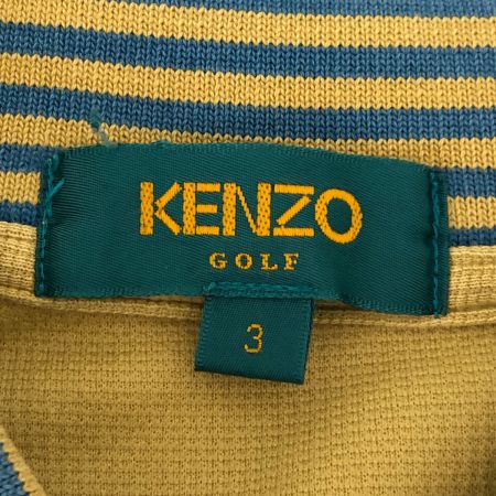  90s KENZO GOLF シャツ ポロシャツ SIZE 3(L) 古着 イエロー