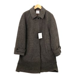 □□ MICA&DEAL ミカアンドディール コート ステンカラーウールコート SIZE Free 0125407354 ブラウン Aランク