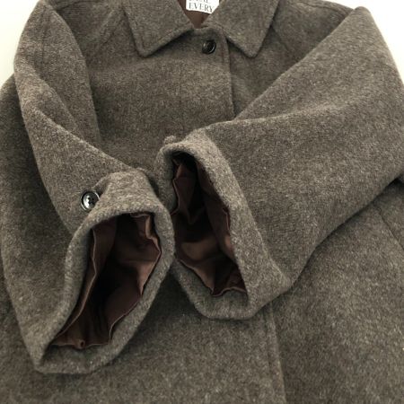  MICA&DEAL ミカアンドディール コート ステンカラーウールコート SIZE Free 0125407354 ブラウン