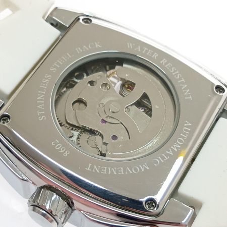  MEGIR 腕時計 8602 シルバー×ホワイト