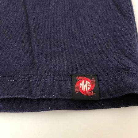  MWS エムダブルエス Tシャツ ラグランTシャツ SIZE L ネイビー×イエロー